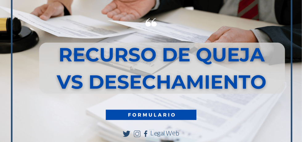 Recurso de queja vs desechamiento de demanda de amparo