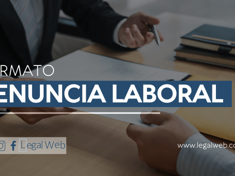 FORMATO DE RENUNCIA&nbsp;LABORAL