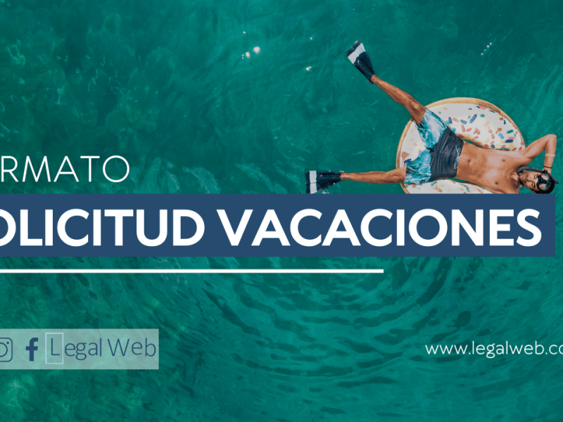 FORMATO – SOLICITUD DE&nbsp;VACACIONES
